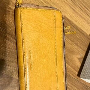 Lucky Brand Brown Zip Around Wallet